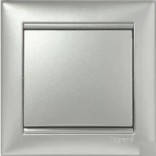 Legrand Переключатель промежуточный Legrand Valena 770107 алюминий