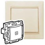 Legrand Перемикач на 2 напрямки з підсвічуванням Legrand Valena 774103 слонова кістка