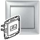 Legrand Информационная розетка RJ 45 UTP - 1 выход Legrand Valena 770246 алюминий