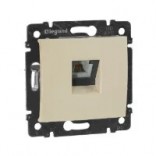 Legrand Телефонная розетка RJ 11 - 4 контакта 1 выход Legrand Valena 774338 слоновая кость