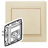 Legrand Розетка HD 15 + гнездо диам. 3,5 мм Legrand Valena 774182 слоновая кость