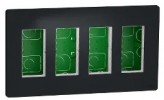 Schneider Electric Блок скрытой установки 4х2 антибактер. unica system+ Schneider Unica New (NU174454) антрацит