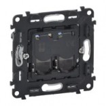 Legrand Розетка двойная RJ 45 категории 6 UTP Legrand In'Matic 753043