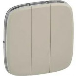 Legrand Лицевая панель 3-клавишная Valena Allure 755036 слоновая кость