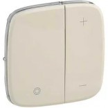 Legrand Лицевая панель для кнопочного светорегулятора Valena Allure 752086 слоновая кость