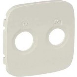 Legrand Лицевая панель для розеток TV-R/TV-SAT Valena Allure 754826 слоновая кость