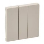 Legrand Лицевая панель 3-клавишная Valena Life 755031 слоновая кость