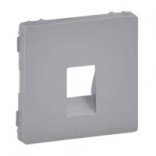 Legrand Лицевая панель для акустической розетки Valena Life 755362 алюминий