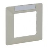 Legrand Рамка 1-пост. с держателем для маркировки Valena Life 754051 слоновая кость