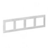 Legrand Рамка 4-пост. Valena Life 754124 эл грей