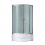 Lidz Душовий бокс Lidz TANI SB90x90.SAT.HIGH.FR, високий, скло Frost 4мм стінки WHI (LTSB9090SATHIGHFR)