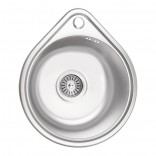 Lidz Мойка Lidz 4539 0.8мм Micro Decor (180) нерж. сталь (LIDZ4539MDEC)