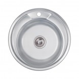 Lidz Мойка Lidz 490-A 0.6мм Decor (180) нерж. сталь (LIDZ490А06DEC)