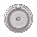 Lidz Мойка Lidz 510-D 0.6мм Satin (160) нерж. сталь (LIDZ510D06SAT)