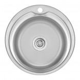 Lidz Мойка Lidz 510-D 0.8мм Decor (180) нерж. сталь (LIDZ510DDEC)