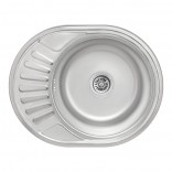 Lidz Мойка Lidz 5745 0.8мм Micro Decor (180) нерж. сталь (LIDZ5745MDEC)