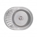 Lidz Мойка Lidz 6044 0.6мм Satin (180) нерж. сталь (LIDZ604406SAT)