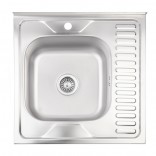 Lidz Мойка Lidz 6060-R 0.8мм Decor (180) нерж. сталь (LIDZ6060RDEC08)
