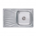 Lidz Мойка Lidz 7848 0.8мм Decor (180) нерж. сталь (LIDZ7848DEC)