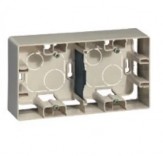 Legrand Коробка накладная 2-пост Etika 672540 слоновая кость