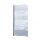 Lidz Шторка для ванны Lidz BRAMA SS80x150L.CRM.L распашная левая(LBSS80150LCRML)