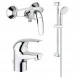 Grohe Набір змішувачів для ванної Grohe Euroeco (123232S)