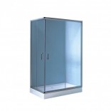 Lidz Душевая кабина Lidz WAWEL SC100x80.SAT.LOW.TR, низкий, стекло прозр. 5мм (LWASC10080SATLOWTR)