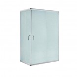 Lidz Душевая кабина WAWEL SC100x80.SAT.LOW.FR, прямоугольная для низк. поддона, высота 185 см, стекло Frost 5мм, без поддона