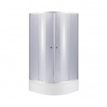 Lidz Lidz Душова кабіна Lidz ATWA SC80x80.SAT.MID.GR, скло тонір. 4мм Душовий піддон KUPALA ST80x80x26 Панель KUPALA TP8