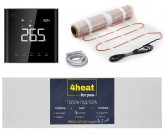 4HEAT Нагревательный мат с терморегулятором MatKit Sensor-6,0 м2 | Комплект теплого пола 4HEAT