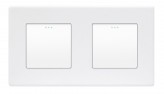 1DAL Двойной выключатель (1+1 клавиши) 1DAL | Белый (P157-SW1GX2.WT)
