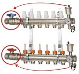 Icma Коллектор водяного теплого пола ICMA K025/K026 (9 выходов)